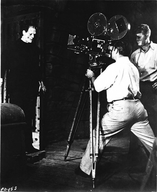 Frankenstein - Z natáčení - Boris Karloff