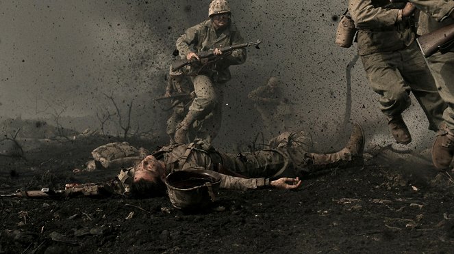 El pacífico - Iwo Jima - De la película