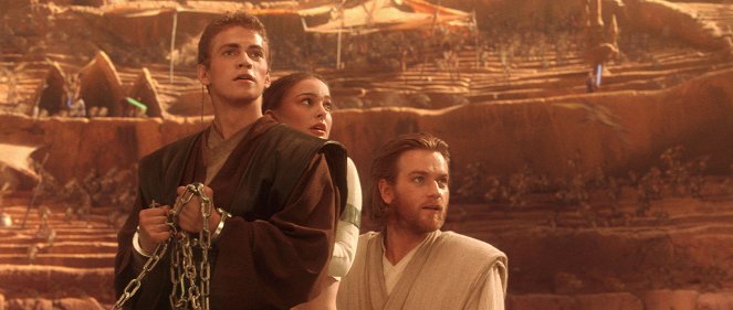 Star Wars: Episode II - Angriff der Klonkrieger - Filmfotos - Hayden Christensen, Natalie Portman, Ewan McGregor