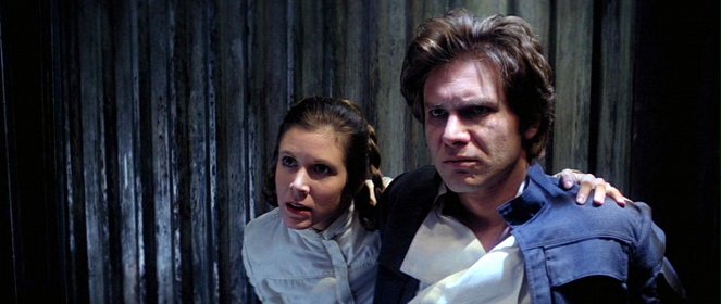 Gwiezdne wojny: Część V - Imperium kontratakuje - Z filmu - Carrie Fisher, Harrison Ford