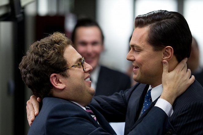 A Wall Street farkasa - Filmfotók - Jonah Hill, Leonardo DiCaprio