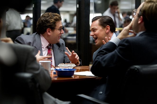 Wilk z Wall Street - Z filmu - Jonah Hill, Leonardo DiCaprio