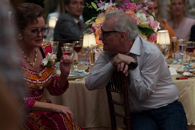 Vlk z Wall Street - Z natáčení - Christine Ebersole, Martin Scorsese