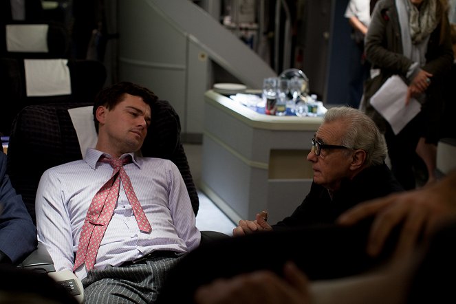 A Wall Street farkasa - Forgatási fotók - Leonardo DiCaprio, Martin Scorsese