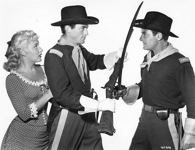 Only the Valiant - Werbefoto - Barbara Payton, Gregory Peck, Gig Young