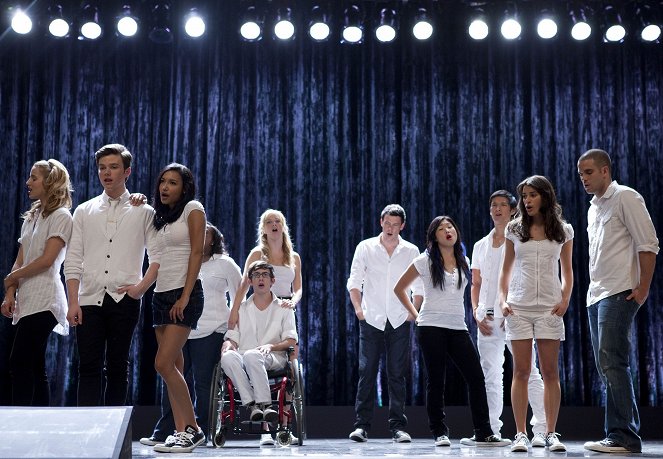 Glee - Do filme - Dianna Agron, Chris Colfer, Naya Rivera, Kevin McHale, Heather Morris, Cory Monteith, Jenna Ushkowitz, Harry Shum Jr., Lea Michele, Mark Salling