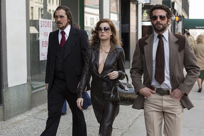 American Hustle - Van film - Christian Bale, Amy Adams, Bradley Cooper