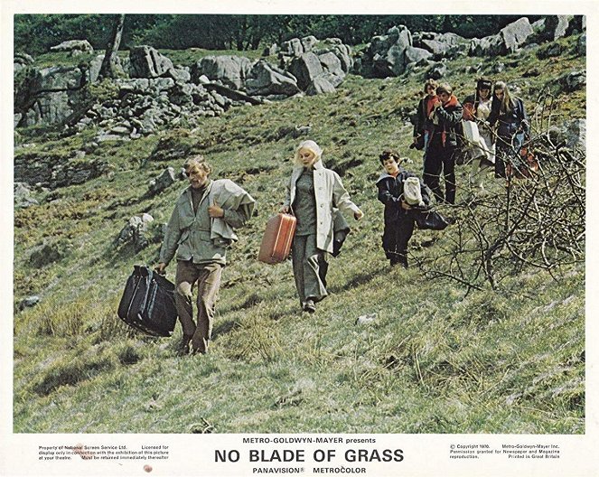 No Blade of Grass - Cartes de lobby - Nigel Davenport, Jean Wallace