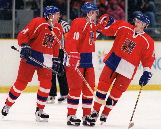 Nagano 1998 - hokejový turnaj století - Filmfotos - Roman Hamrlík, Pavel Patera, Martin Procházka