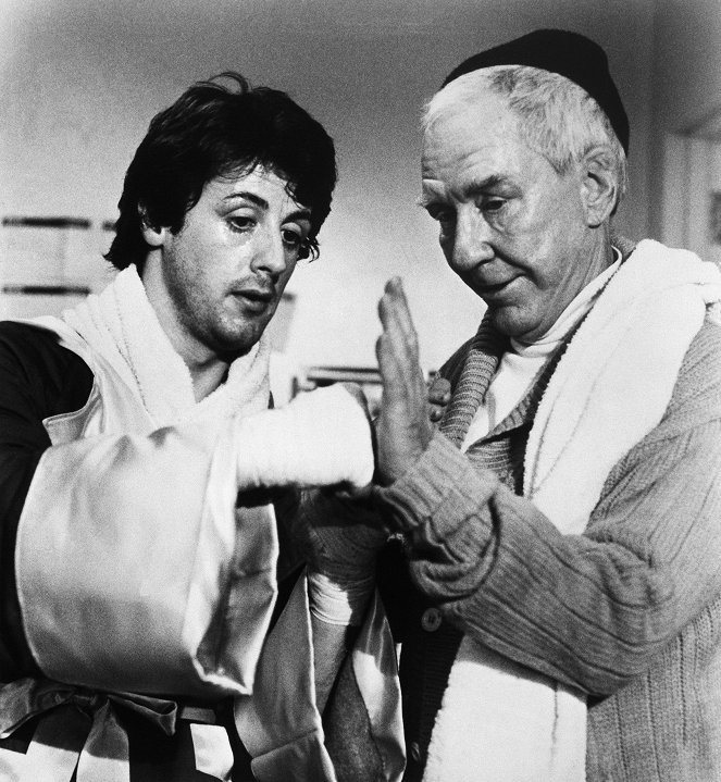 Rocky - Filmfotos - Sylvester Stallone, Burgess Meredith