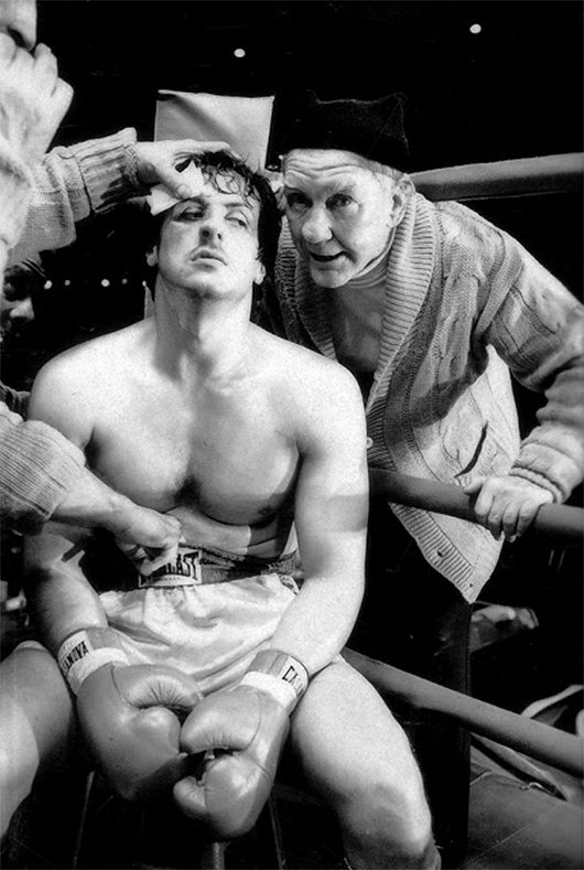 Rocky - Filmfotos - Sylvester Stallone, Burgess Meredith