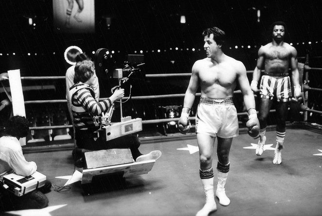 Rocky - Van de set - Sylvester Stallone, Carl Weathers