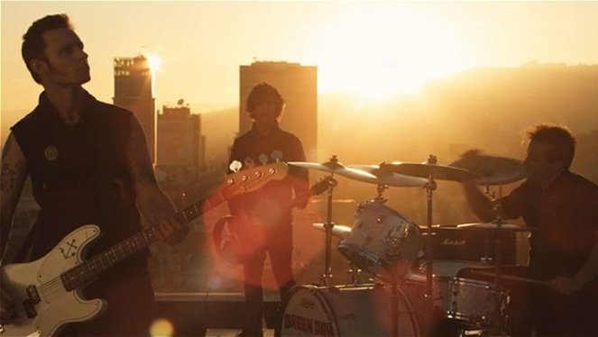 Green Day - 21st Century Breakdown - Van film - Mike Dirnt, Billie Joe Armstrong, Tre Cool