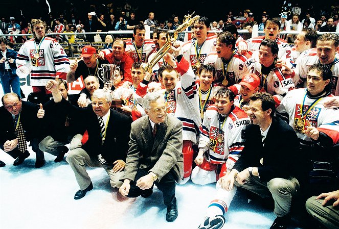 Cesta za titulem: MS Vídeň 1996 - Photos - Roman Turek, Václav Klaus, Robert Reichel, František Kaberle, Pavel Patera, Slavomír Lener, Roman Čechmánek