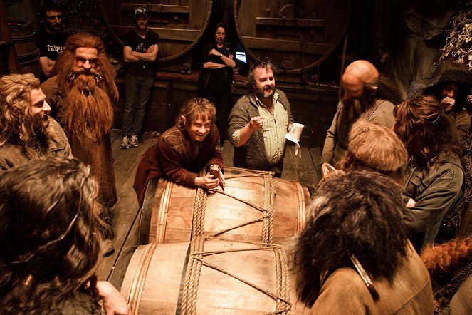 The Hobbit: The Desolation of Smaug - Van de set - Martin Freeman, Peter Jackson
