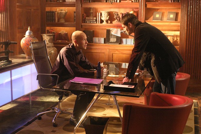 Smallville - Kitaszított - Filmfotók - Michael Rosenbaum, Jensen Ackles