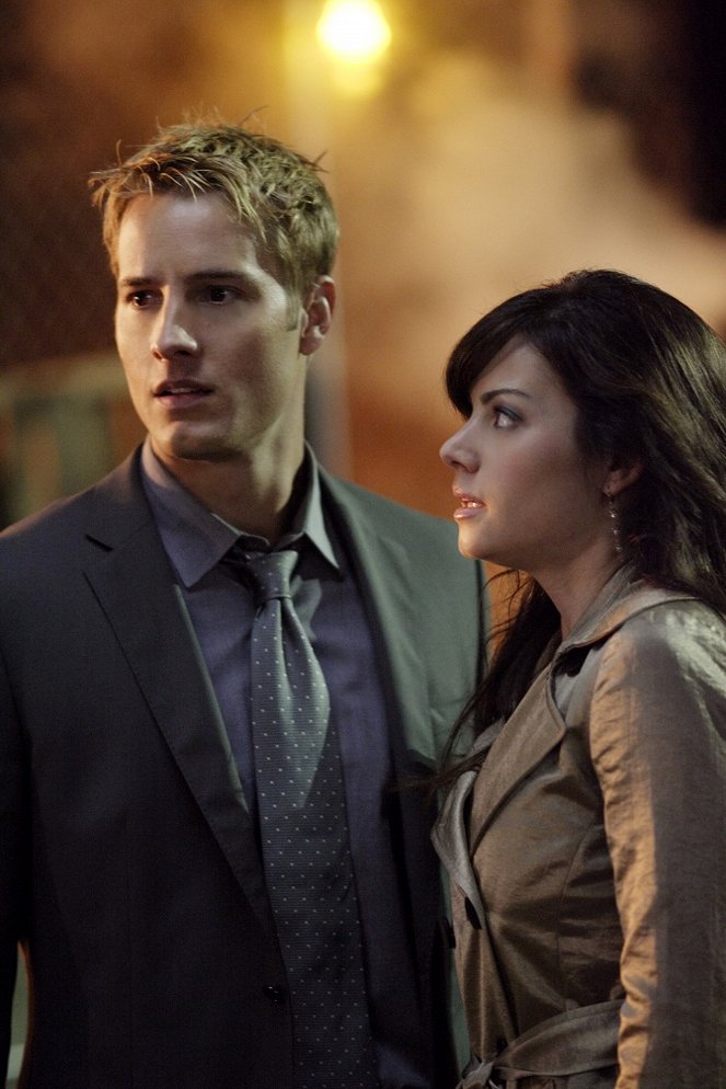 Smallville - Season 9 - Blind Date - Filmfotos - Justin Hartley, Erica Durance