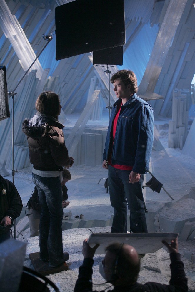 Smallville - Season 5 - Reckoning - Del rodaje - Kristin Kreuk, Tom Welling