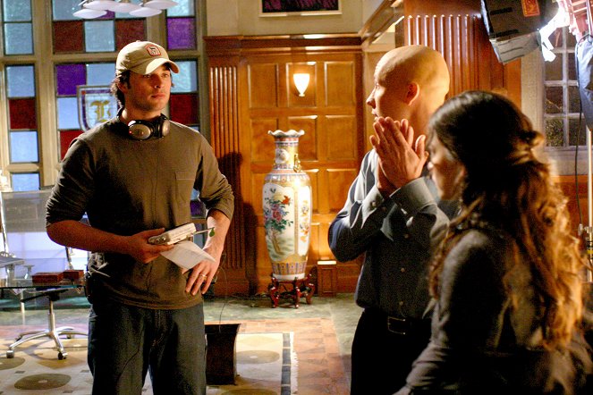 Smallville - Season 5 - Fragile - Del rodaje - Tom Welling, Michael Rosenbaum