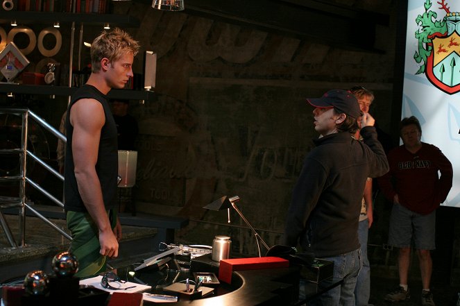 Smallville - Őrjöngés - Forgatási fotók - Justin Hartley