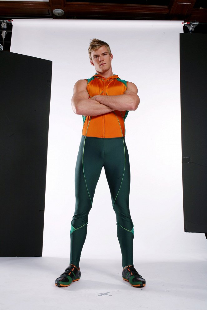 Tajemnice Smallville - Justice - Z realizacji - Alan Ritchson