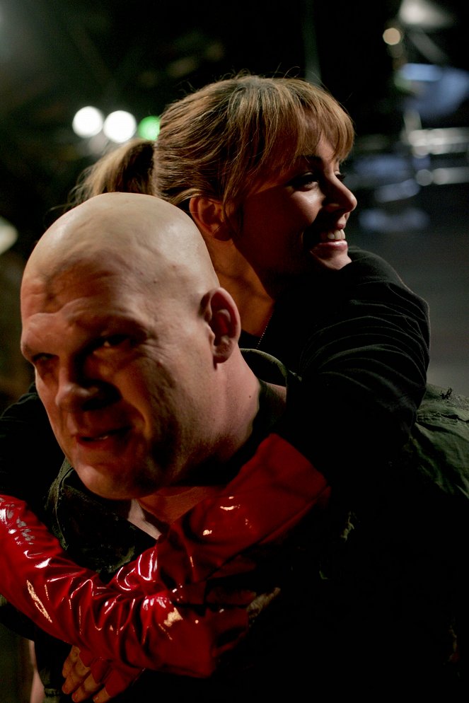 Smallville - Combat - Making of - Glenn Jacobs, Erica Durance