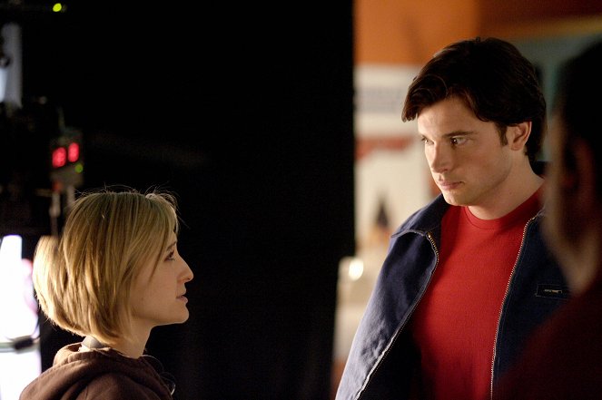 Smallville - Macht - Dreharbeiten - Allison Mack, Tom Welling