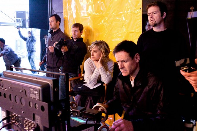 Smallville - Season 9 - Die Geburt eines Schurken - Dreharbeiten - Allison Mack