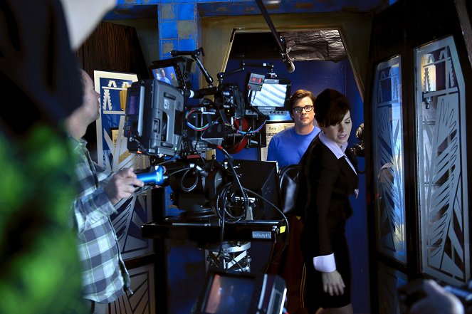 Smallville - Schuld oder Liebe - Dreharbeiten - Tom Welling, Erica Durance