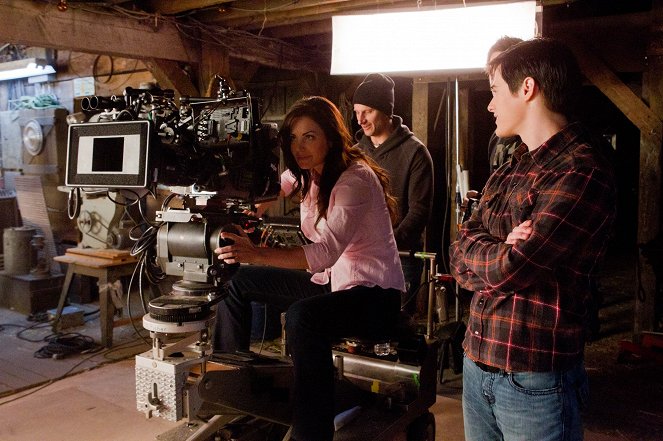 Smallville - Clarks Bruder - Dreharbeiten - Erica Durance