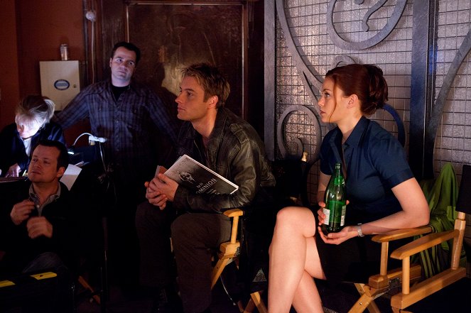 Smallville - Dominion - Dreharbeiten - Justin Hartley, Cassidy Freeman