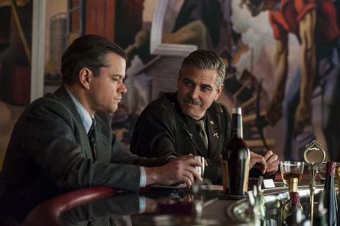 Műkincsvadászok - Filmfotók - Matt Damon, George Clooney