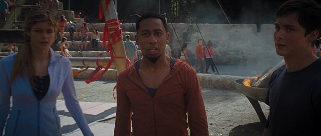 Percy Jackson - Im Bann des Zyklopen - Filmfotos - Alexandra Daddario, Brandon T. Jackson, Logan Lerman