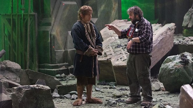 Der Hobbit: Smaugs Einöde - Dreharbeiten - Martin Freeman, Peter Jackson