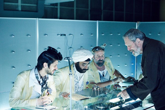 The Zero Theorem - Dreharbeiten - Ben Whishaw, Sanjeev Bhaskar, Peter Stormare, Terry Gilliam