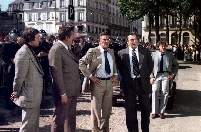 The French Detective - Photos - Pierre Tornade, Lino Ventura, Julien Guiomar, Patrick Dewaere