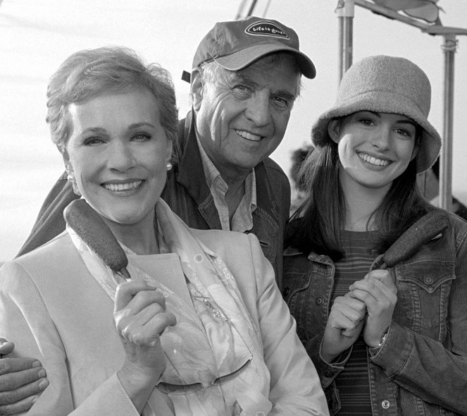 Neveletlen hercegnő - Forgatási fotók - Julie Andrews, Garry Marshall, Anne Hathaway