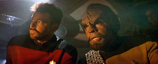 Star Trek VII - Treffen der Generationen - Filmfotos - Jonathan Frakes, Michael Dorn