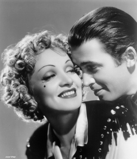 Der große Bluff - Werbefoto - Marlene Dietrich, James Stewart