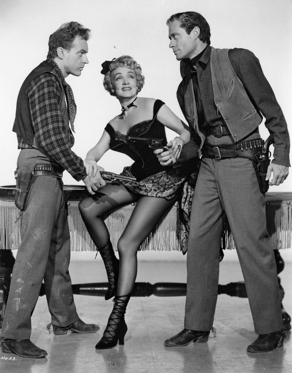 Encubridora - Promoción - Arthur Kennedy, Marlene Dietrich, Mel Ferrer