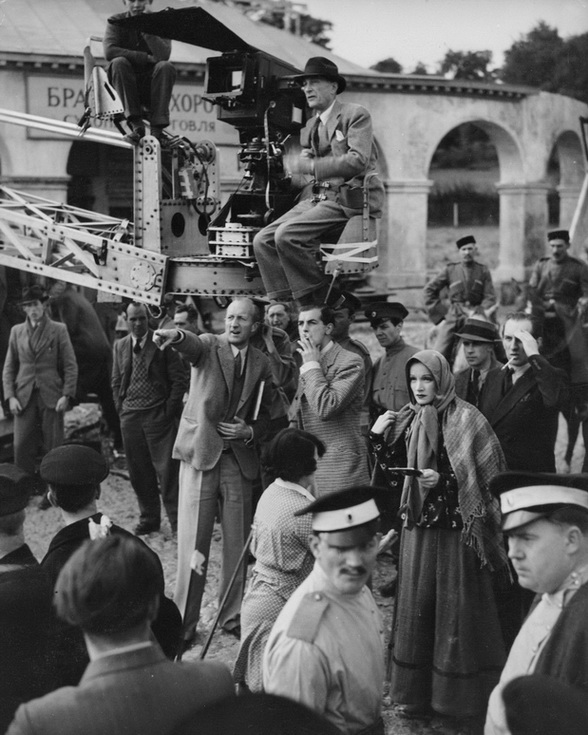 Rytíř beze zbraně - Z natáčení - Jacques Feyder, Marlene Dietrich