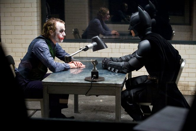 The Dark Knight - Filmfotos - Heath Ledger, Christian Bale