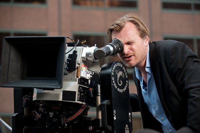 O Cavaleiro das Trevas Renasce - De filmagens - Christopher Nolan
