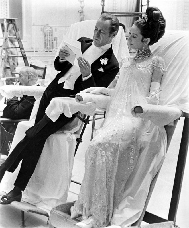My Fair Lady - Tournage - Rex Harrison, Audrey Hepburn