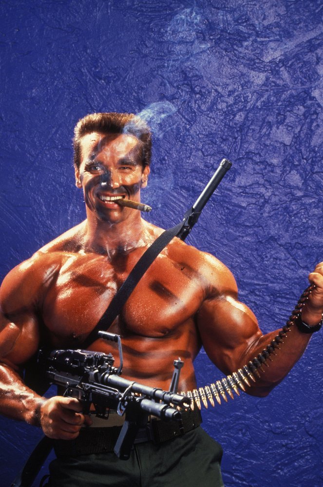 Kommandó - Promóció fotók - Arnold Schwarzenegger