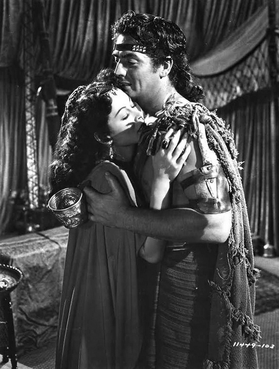 Samson i Dalila - Z filmu - Hedy Lamarr, Victor Mature