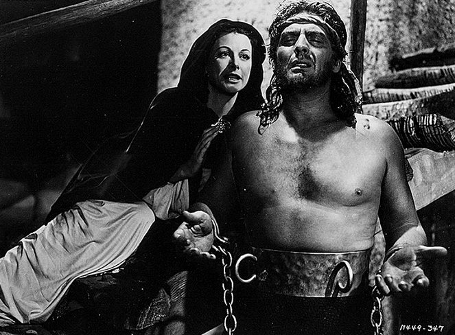 Samson i Dalila - Z filmu - Hedy Lamarr, Victor Mature