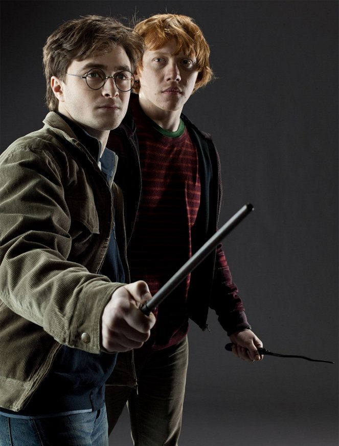 Harry Potter 7: Harry Potter und die Heiligtümer des Todes 2 - Werbefoto - Daniel Radcliffe, Rupert Grint