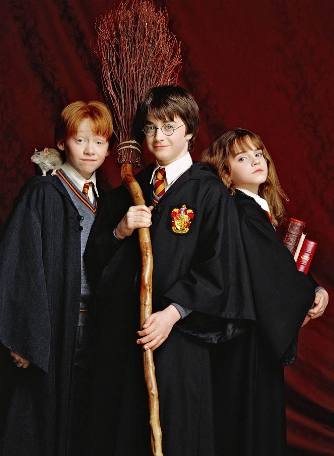 Harry Potter en de steen der wijzen - Promo - Rupert Grint, Daniel Radcliffe, Emma Watson