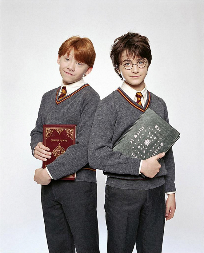 Harry Potter ja viisasten kivi - Promokuvat - Rupert Grint, Daniel Radcliffe